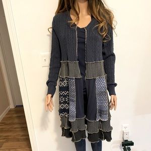 Up cycled sweater pullover